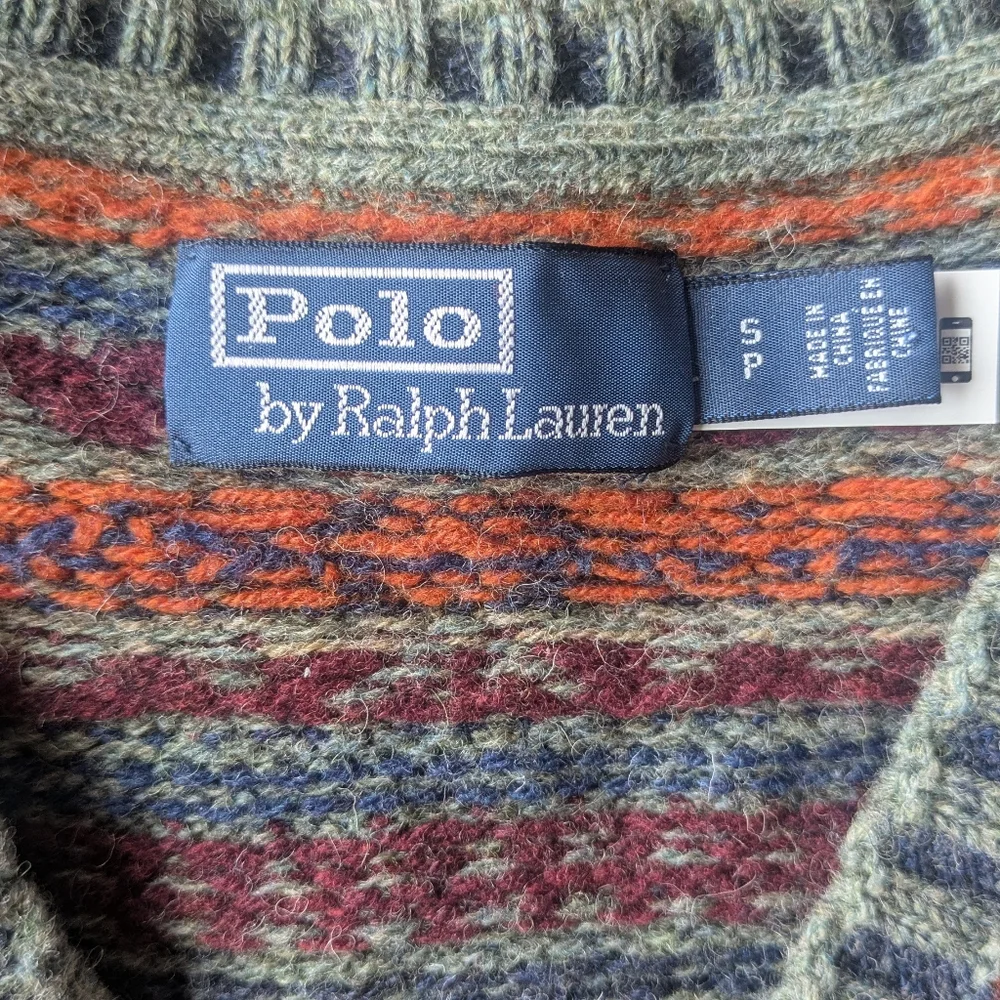 Polo by Ralph Lauren 100% Sweater With Pockets - Picture 6 of 6